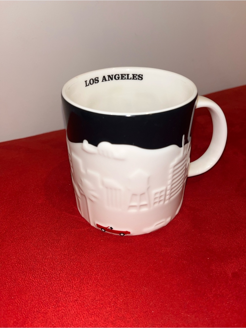 Starbucks 2012 Collector Series Los Angeles LA Relief Mug 16 oz.